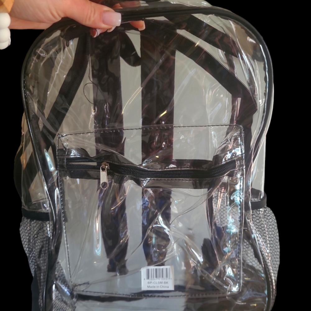 Transparent backpack full size